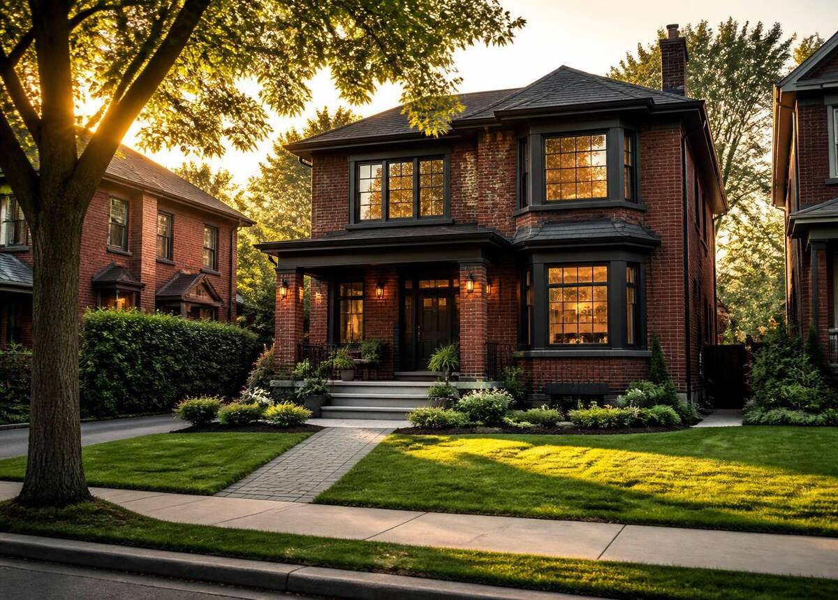 Toronto brick home financed with a private mortgage